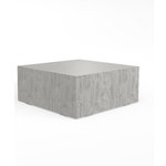 Sunset West - Antique Stone Square Coffee Table - Complete your setting with a unique end table in our lightweight glass fiber reinforced concrete end tables. Featuring alluring silhouettes, these accent tables add interest to any space, indoors or out.