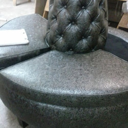 Circle Leather Banquette Sofa - Products