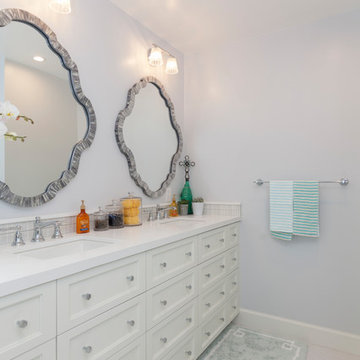 Beach Home Bathroom and At Home Office