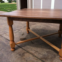 Walnut and Alder Table - Dining Tables