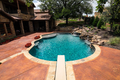 Example of a pool design in Dallas
