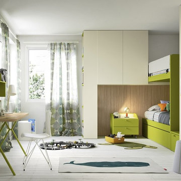 Nidi Childrens Bedroom Composition Space No 017 inc Pull-Out Bed (Photo 2)