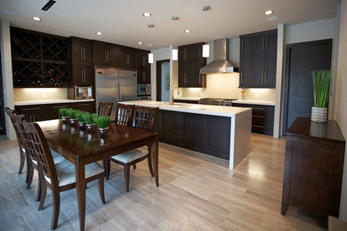 Inspiration for a contemporary kitchen remodel in Austin