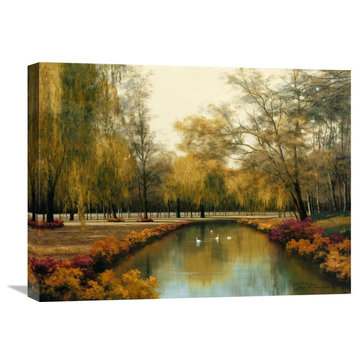 "Weeping Willow" Stretched Canvas Giclee by Diane Romanello, 24"x18"