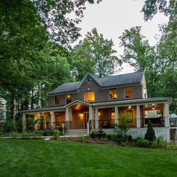 Strikingly Beautiful Exterior Remodeling of Home in Vienna, VA