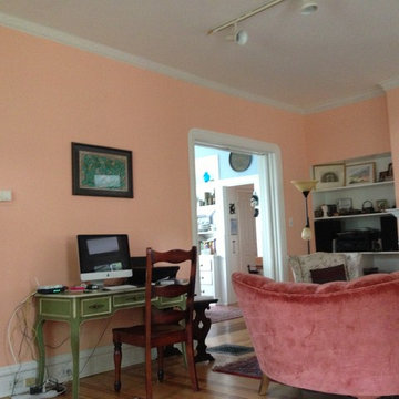 Interior color scheme in Victorian house