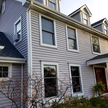 Roselle, IL Colonial Vinyl Siding Remodel