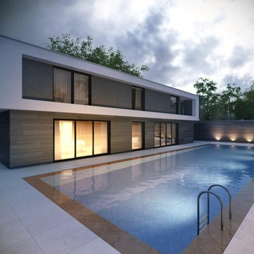 House with Pool. Exterior