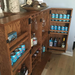 Bar Cabinet - Game Room And Bar Decor