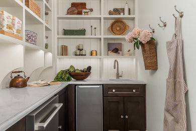 Transitional kitchen photo in Atlanta