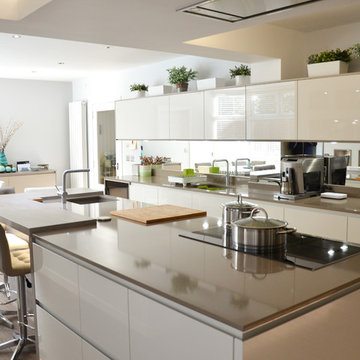 Modern, Elegant Kitchen with Ambient Lighting