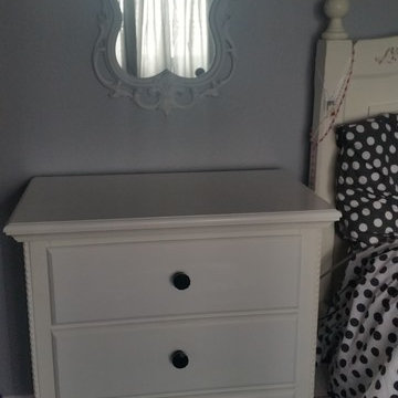 Tiffany Blue Theme Girls Bedroom makeover