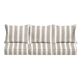 Outdoor Sofa Cushion 3 Back Cushions and 3 Seat Cushions With