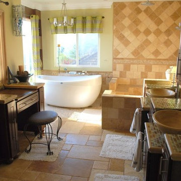 High End Bath Remodel of Woodland Hills Estate