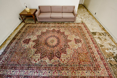 Antique Kerman Rug from Old New House