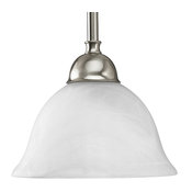 1-Light Mini-Pendant, Brushed Nickel