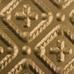 WC 70 Faux Tin - Backsplash Roll - Brass - Wallpaper