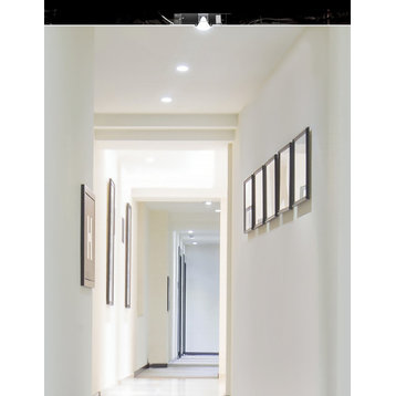 WAC Lighting Aether 3.5" LED Square Flangeless Trim, White