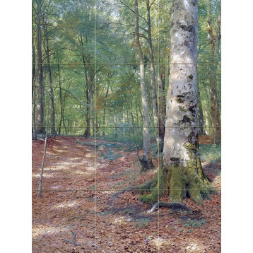 Tile Mural The Woodland Glade, Marble
