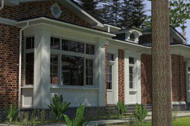 Компания BrickMaster производит строительство загородного дома площадью 580 кв.м