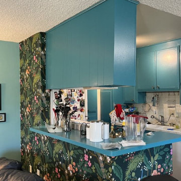 Kitchen wallpaper installation Arch Cape, OR