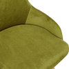 Fabric Seat Bentwood Leisure Chair, Green