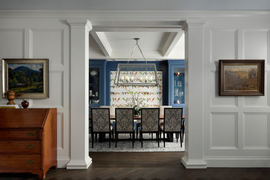Example of a classic dining room design in Other