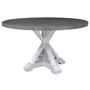 Cintra Extension Dining Table 63 Farmhouse Tables By Palisade Round Dining Table Gray