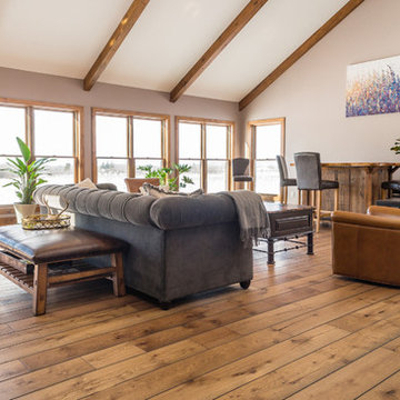 Rustic Home: hardwood flooring that removed health issues