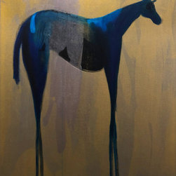 Blue and Gold - Paintings