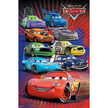 Cars Supercharged Poster, Premium Unframed