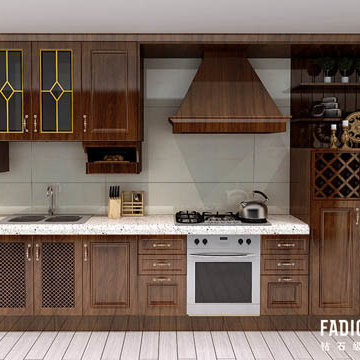 Stainless Steel Classic Kitchen Cabinets