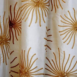 Will O&rsquo; The Wisp Fabric in Maize - Drapery Fabric