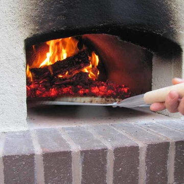The Gehley Family Wood Fired Brick Pizza Oven in California