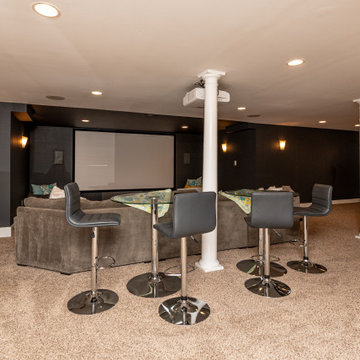 Luxury Finished Basement Remodel | Buckingham, PA