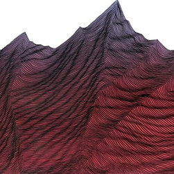 Mountain Lines Fine Paintings - Paintings