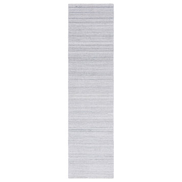Safavieh Kilim Klm304G Striped Rug, Dark Gray, 2'3"x9'