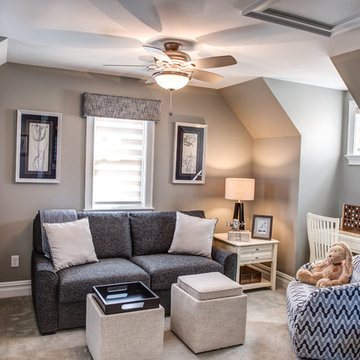 Sea Girt Loft Sitting Area & Bedroom