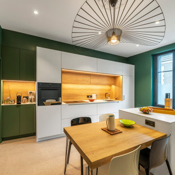 Rénovation d'une cuisine en centre-ville de Nantes.