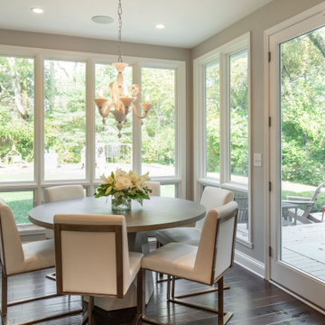 Glamorous Kitchen, Dining and Living Renovation with Entertaining in Mind