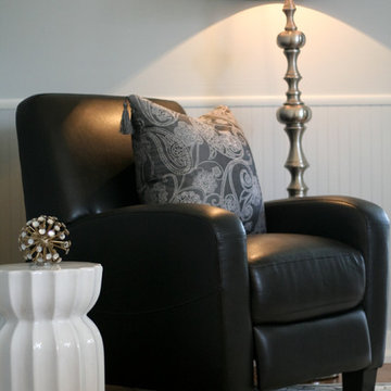 White, Slipcovered and Serene Living Room