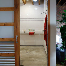 rolling door closet/bath