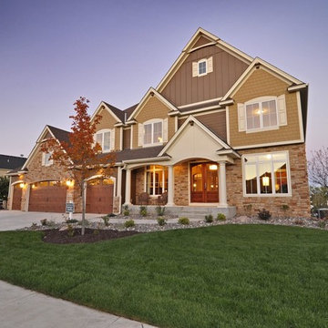 Craftsman Home With Indoor Sports Court
