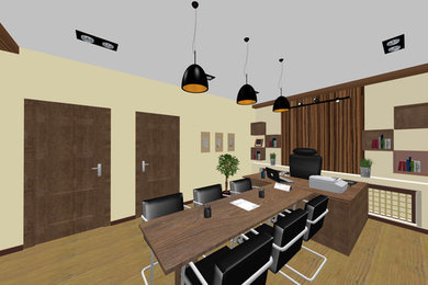 Дизайн кабинета директора и комнаты отдыха компании