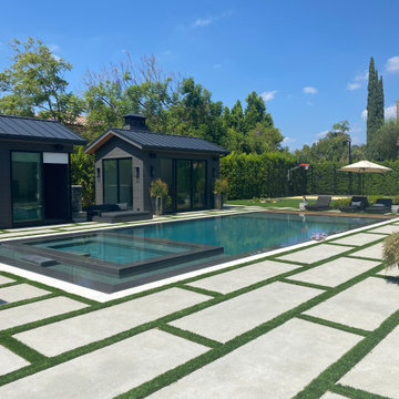 Encino zero edge pool and spa