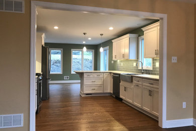 Kitchen - large transitional kitchen idea in Other