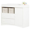 South Shore Peek-A-Boo Changing Table, Pure White
