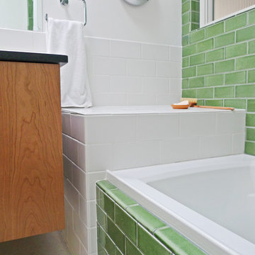 Colorful Classic Bathroom