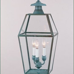 Old Colony Post Mount Lantern - Post Lights