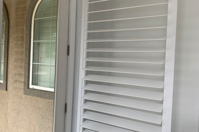 Minimalist entryway photo in Other